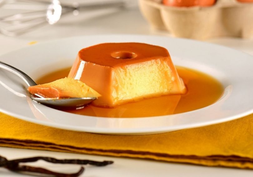 receita pudim de microondas
