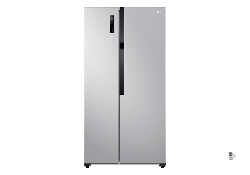 A side by side da LG possui uma grande capacidade de armazenamento. Side by side.