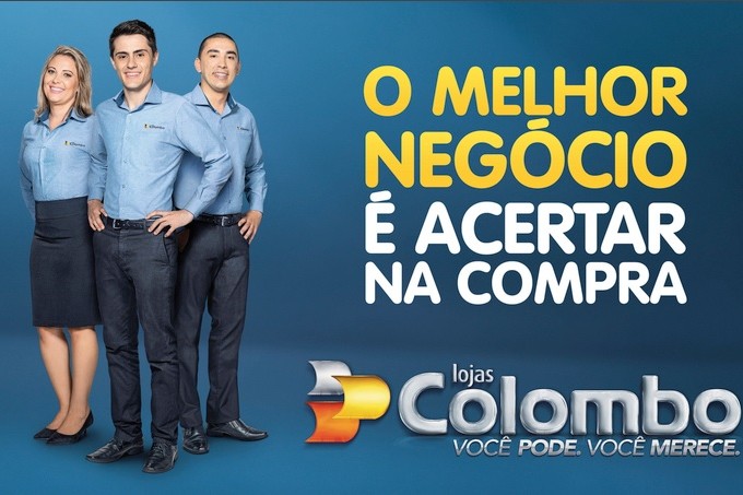 Campanha Lojas Colombo - Colaboreadores Fátima Andrade, Marcos Mançoni e Marcelo Pereira