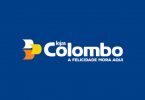 Logo da Lojas Colombo em um texto sobre Salada Verde. Panelas.