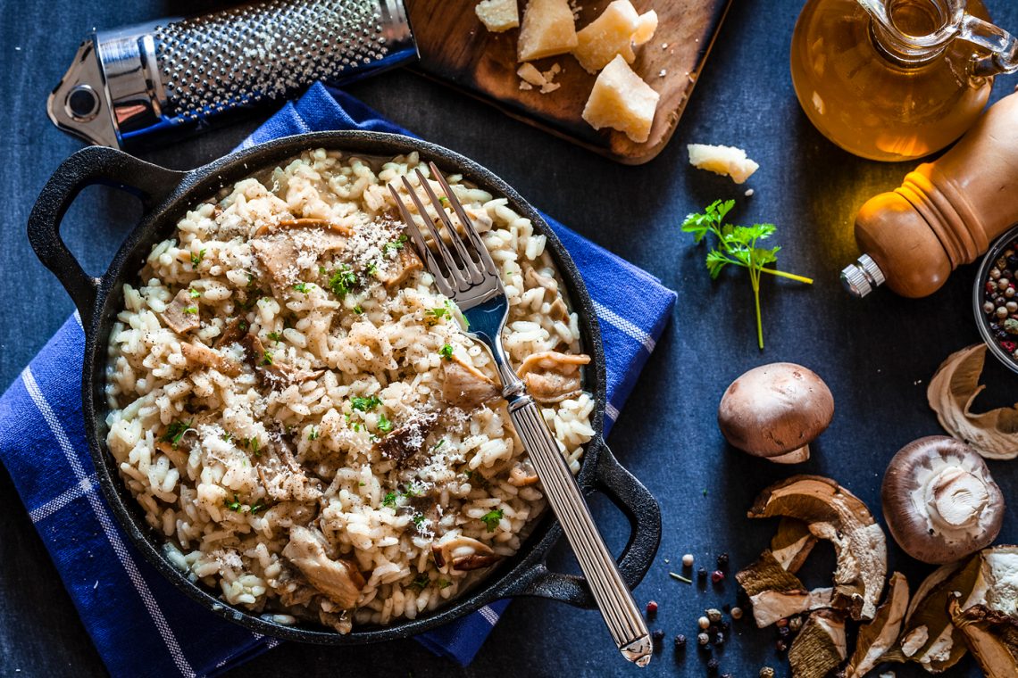 Aprenda a fazer a receita de risoto de shimeji Lojas Colombo