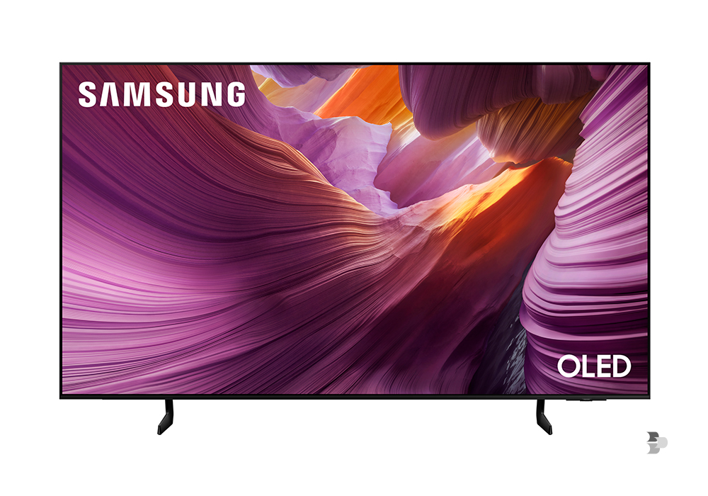 Uma smart TV OLED da Samsung. OLED QLED LED.