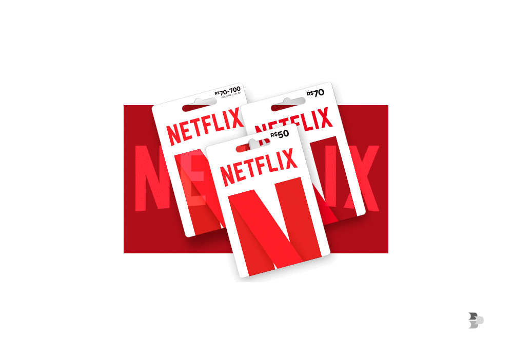 Gift Card Assinatura Netflix R$50 - Envio Digital - Gift Card Online