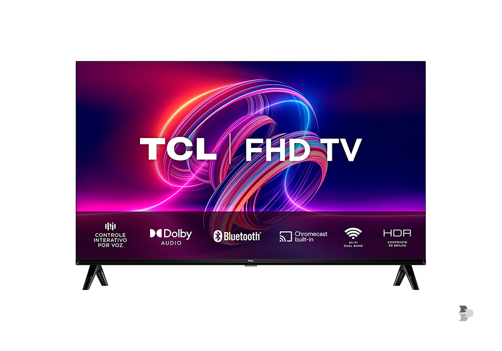 Uma TV em resolução Full HD da TCL. Diferenças TV.
