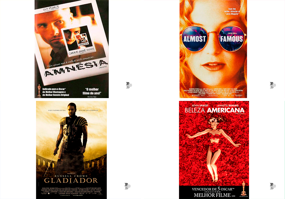 Alguns filmes que eram sucesso no ano de 2000. Site Lojas Colombo.