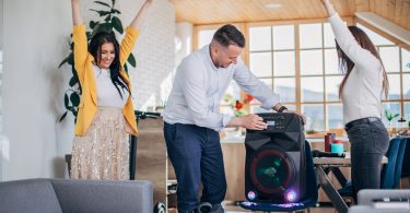 caixa de som amplificada e suas caracteristicas