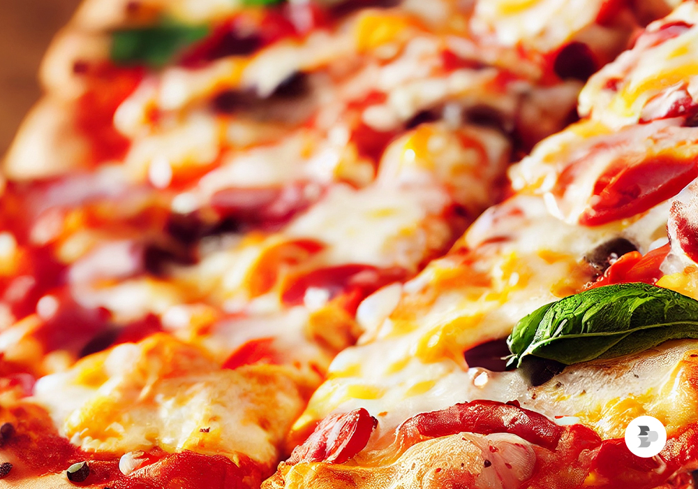 Uma Pizza feita na sanduicheira. Sanduicheiras.