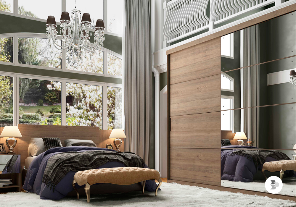 Exemplo de um modelo de Guarda-Roupa. Escolher o Guarda-Roupa.