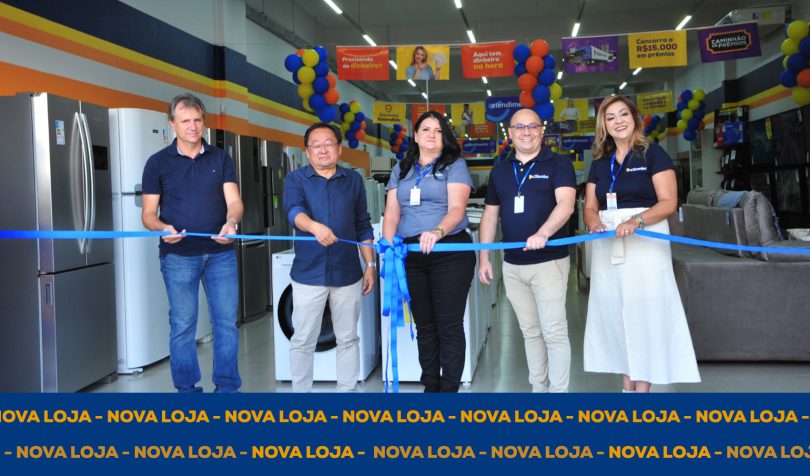 Equipe Colombo inaugurando a loja em Cafelândia/PR. Chegamos à Cafelândia/PR!