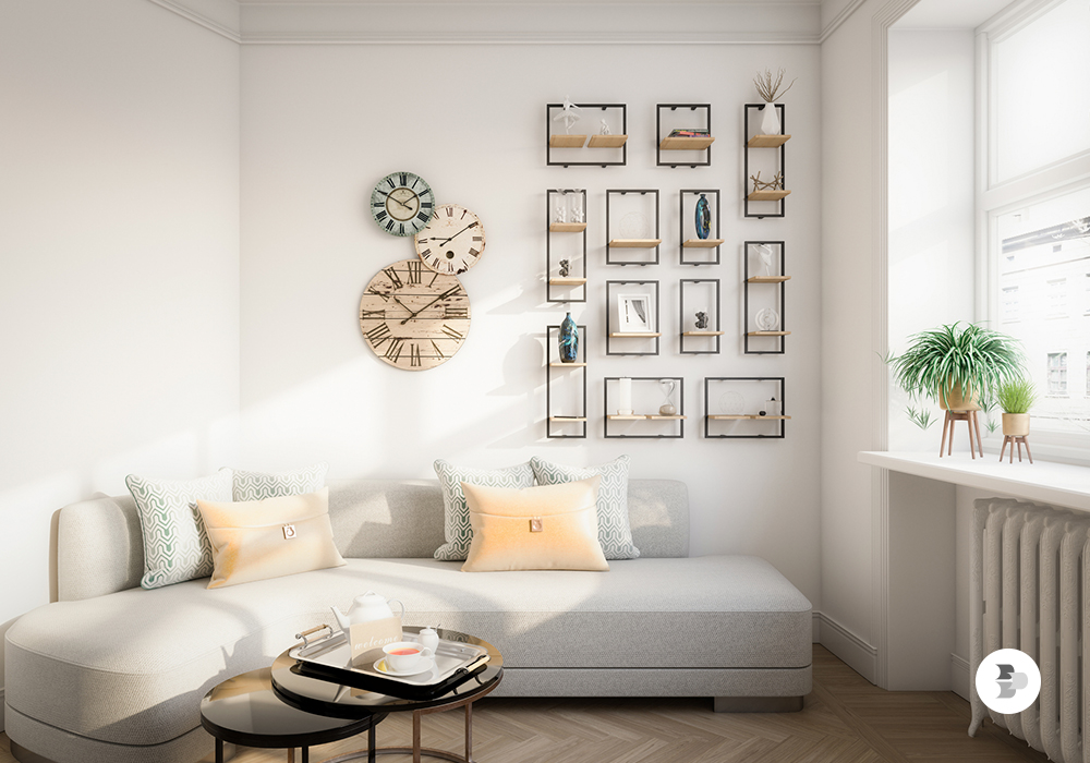 Para espaços reduzidos, um sofá menor é uma boa pedida. Sofá ideal sala de estar.