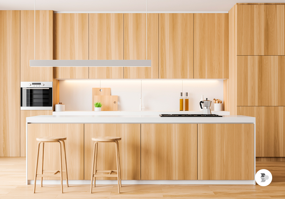 Um exemplo de cozinha que se adapta ao local de instalação. Black Friday Cozinha.