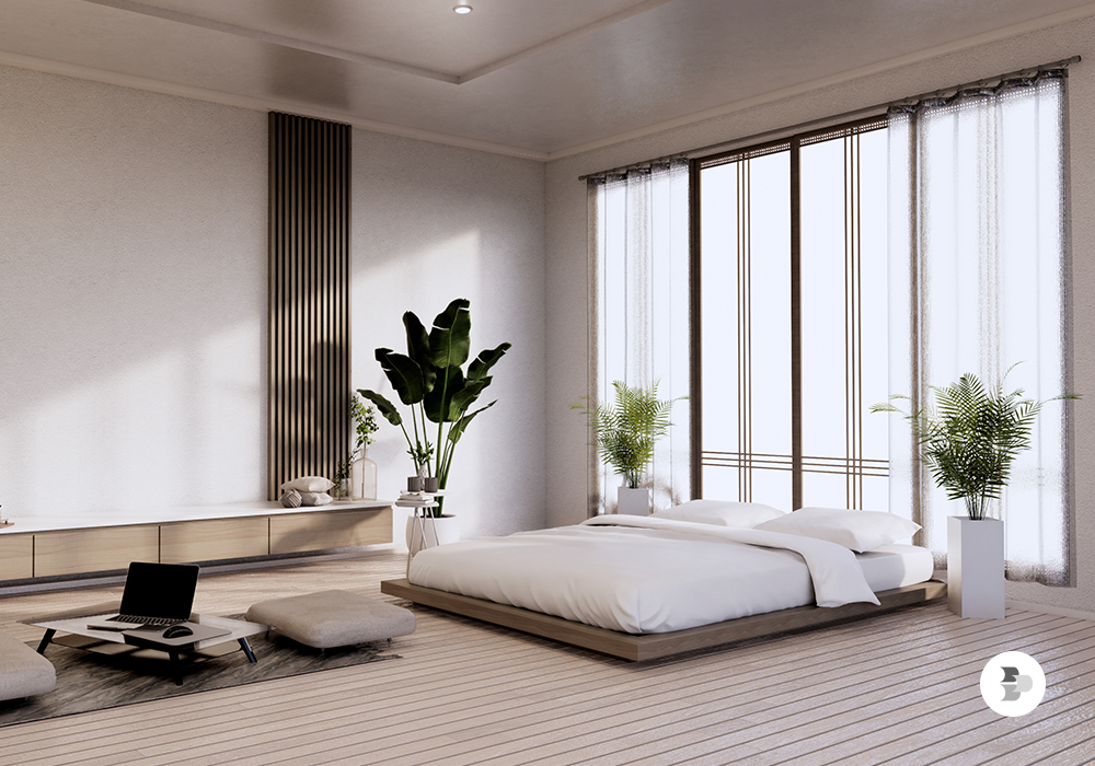 Um exemplo de cama box baixa. Cama Box.