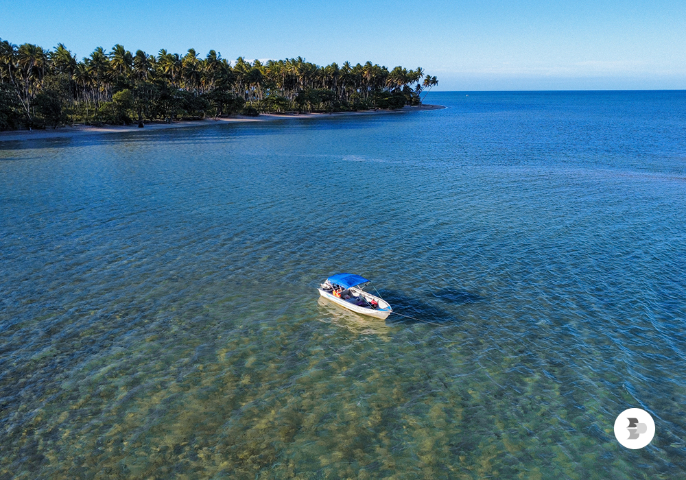 Um dos locais mais lindos da Bahia se situa em Moreré, na ilha de Boipeba. Destinos turísticos.