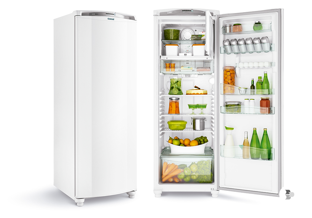 Um exemplo de geladeira com apenas 1 porta. Melhores geladeiras.