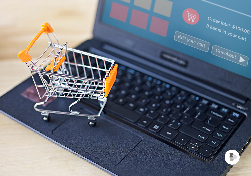 Hoje é possível comprar online graças a migração das lojas físicas para o mundo online. E-commerce.