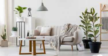 Uma sala de estar com uma mesa de centro no ambinete. Boa mesa de centro.