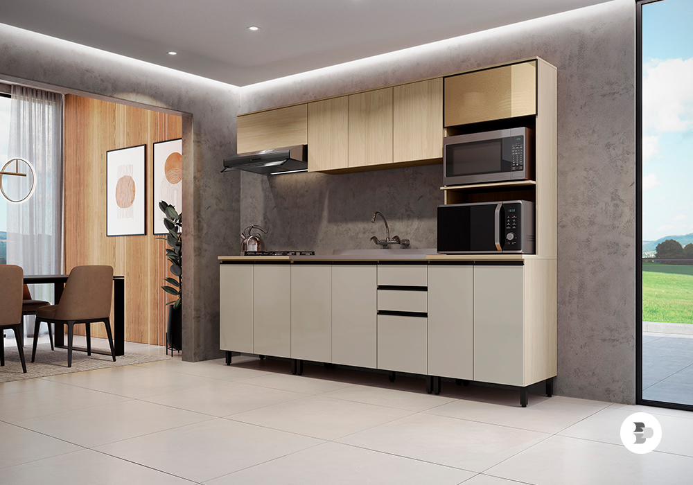 Ter um balcão para cooktop auxilia na cozinha. Balcão Cooktop.