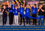 Descerramento da fita inaugural da nova filial da Lojas Colombo. Prudentópolis.
